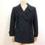 Yves Saint Laurent Peacoat Black Wool Size Medium Double Breasted Jacket