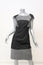 Zac Posen Denim Dress Two-Tone Cotton Size 6 Cap Sleeve Sheath