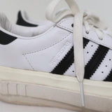 Adidas Platform Sneakers White Leather Size 6 - Celebrity Owned