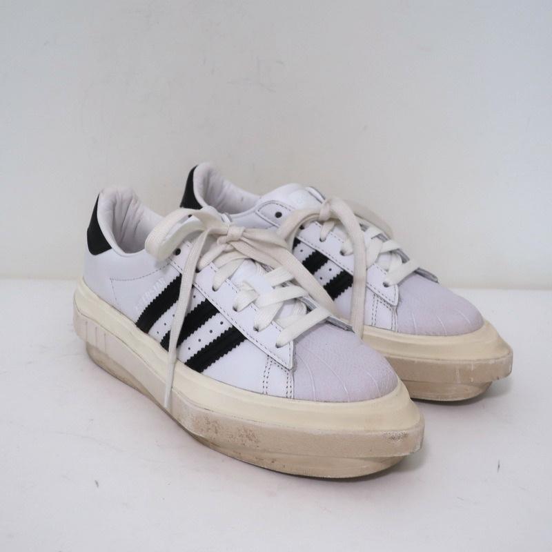 Adidas Platform Sneakers White Leather Size 6 - Celebrity Owned