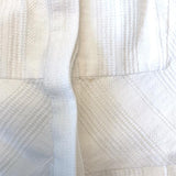 A.L.C. Peplum Top White Cotton Jacquard Size 4 Sleeveless Blouse - Celebrity Owned