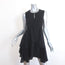 A.L.C. Sleeveless Mini Dress Black Ruffled Silk Size 4
