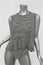 A.L.C. Tank Braxton Black/White Striped Linen Size Small Sleeveless Ruffle Top