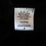 A.L.C. Tank Top Axel Black Velvet Size 0 V-Neck Camisole - Celebrity Owned