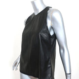 A.L.C. Tank Top Pharel Black Leather Size Medium - Celebrity Owned