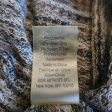 Alice + Olivia Drape Wrap Around Sweater Brown Space Dye Wool Size Small - Celebrity Owned
