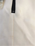 Alice + Olivia Peplum Dress Shovan Ivory/Black Lace & Crepe Open-Back Size 6 NEW - Celebrity Owned
