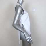 Alice + Olivia Tank Top Gayle White Crepe Size Extra Small NEW - Celebrity Owned