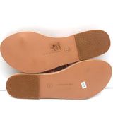 Ancient Greek Sandals Alkmini Slides Dusty Pink Braided Velvet Size 38 NEW - Celebrity Owned