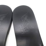 Ancient Greek Sandals Taygete Bow Slide Sandals Black Velvet Size 38 - Celebrity Owned