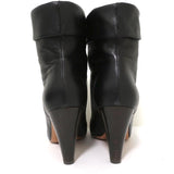 ba&sh Ankle Boots Constanza Black Leather Size 39 Pointed Toe High Heel - Celebrity Owned