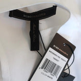 BCBGMAXAZRIA Kenzi Lace-Up Romper White Size Small NEW - Celebrity Owned