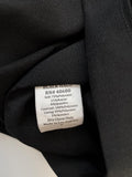 Black Halo Jagger Dress Black Stretch Poly-Blend Size 4 Mesh-Back Sleeveless LBD - Celebrity Owned