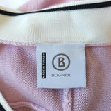 Bogner Sweater Kamri Lilac Silk-Cashmere Knit Size Small V-Neck Pullover - Celebrity Owned