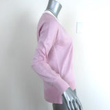 Bogner Sweater Kamri Lilac Silk-Cashmere Knit Size Small V-Neck Pullover - Celebrity Owned