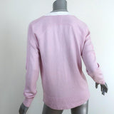 Bogner Sweater Kamri Lilac Silk-Cashmere Knit Size Small V-Neck Pullover - Celebrity Owned