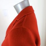 Bottega Veneta Cashmere Coat Terracotta Size 40 Tie-Front Jacket - Celebrity Owned