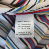 Caroline Constas Appolonia Off the Shoulder Top White/Multi Striped Size Small - Celebrity Owned