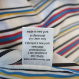Caroline Constas Appolonia Off the Shoulder Top White/Multi Striped Size Small - Celebrity Owned