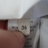 Celine Tuxedo Pants Green Satin-Trim Black Wool Size 36 - Celebrity Owned