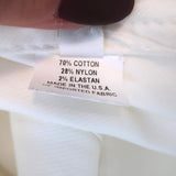 Charles Chang Lima Wrap Jacket White Stretch Cotton Size 8 - Celebrity Owned