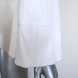 Charles Chang Lima Wrap Jacket White Stretch Cotton Size 8 - Celebrity Owned