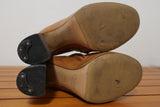 Chloe Ankle Boots Tan Leather Size 36.5 High Heel - Celebrity Owned