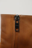 Chloe Ankle Boots Tan Leather Size 36.5 High Heel - Celebrity Owned