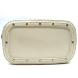 Chloe Roy Bucket Bag Cream Leather Small Crossbody Shoulder Bag - Celebrity Owned