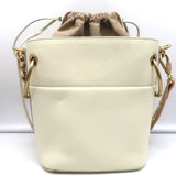 Chloe Roy Bucket Bag Cream Leather Small Crossbody Shoulder Bag - Celebrity Owned