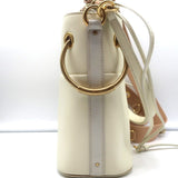 Chloe Roy Bucket Bag Cream Leather Small Crossbody Shoulder Bag - Celebrity Owned