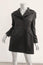 Costume National Satin Coat Black Size 44 Concealed Button Jacket