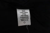 Crippen Leather Jacket Black Size Medium Zip-Up Biker Jacket - Celebrity Owned