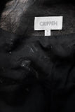 Crippen Leather Jacket Black Size Medium Zip-Up Biker Jacket - Celebrity Owned
