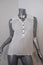 Current/Elliott Camila Trapeze Tank Cream Crinkled Cotton Size 1 Sleeveless Top