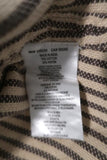 Current/Elliott Retreat Henley Top Yellow/Gray Embroidered Striped Cotton Size 1 - Celebrity Owned
