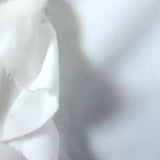 Current/Elliott Ruffled Top White Cotton Poplin Size 2 Sleeveless Blouse - Celebrity Owned