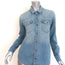 Current/Elliott SoCal Western Shirt Sunny Dancer Denim Size 0 Long Sleeve Top