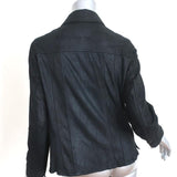 Current/Elliott The Mechanic Leather Jacket Black Size 2 - Celebrity Owned