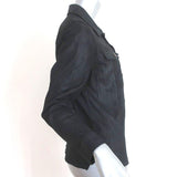 Current/Elliott The Mechanic Leather Jacket Black Size 2 - Celebrity Owned