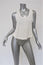Derek Lam 10 Crosby Pom Pom Tank Top White Linen Jersey Size Extra Small