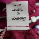 Derek Lam 10 Crosby Shirtdress Raspberry Striped Size 2 Sleeveless Mini NEW - Celebrity Owned