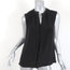 Derek Lam Blouse Kara Black Silk Size 4 Sleeveless Top