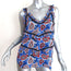 Dodo Bar Or Tank Top Lita Blue Paisley Print Silk Size 42 Sleeveless Blouse