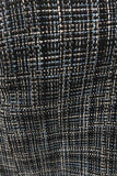 Draper James Susannah Tweed Skirt Blue/Black Size 2 Pleated A-Line - Celebrity Owned