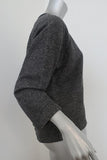 Dries Van Noten Sweatshirt Top Gray French Terry Size Medium Raglan Pullover - Celebrity Owned