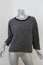 Dries Van Noten Sweatshirt Top Gray French Terry Size Medium Raglan Pullover