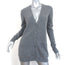 Equipment Cashmere Cardigan Ella Gray Size Extra Small V-Neck Sweater