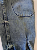 Free People Baja Denim Jacket Size 2 Distressed Jean Jacket - Celebrity Owned
