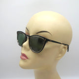 Garrett Leight Mr. Leight Runyon Sunglasses Black/Gold NEW - Celebrity Owned